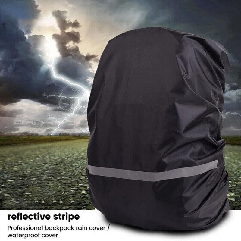 XS Outdoor Foldable Backpack WaterProof Rain Cover Rucksack Camping Travel Bag - Orange