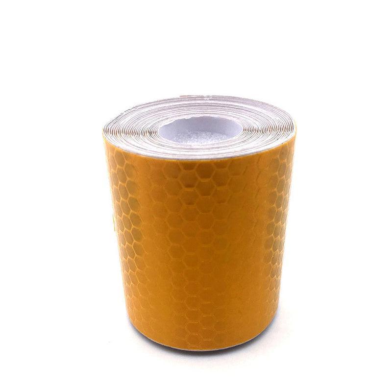 3m Reflective Warning Tape Adhesive Sticker Roll for Car Truck Strip Marking Use - Fluorescent Yellow