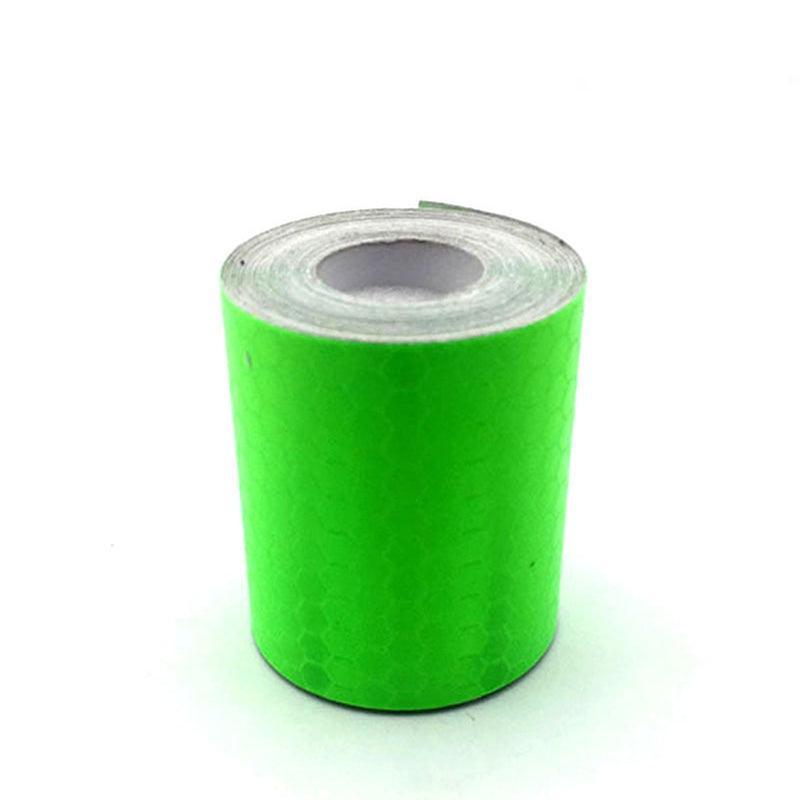 3m Reflective Warning Tape Adhesive Sticker Roll for Car Truck Strip Marking Use - Fluorescent Yellow