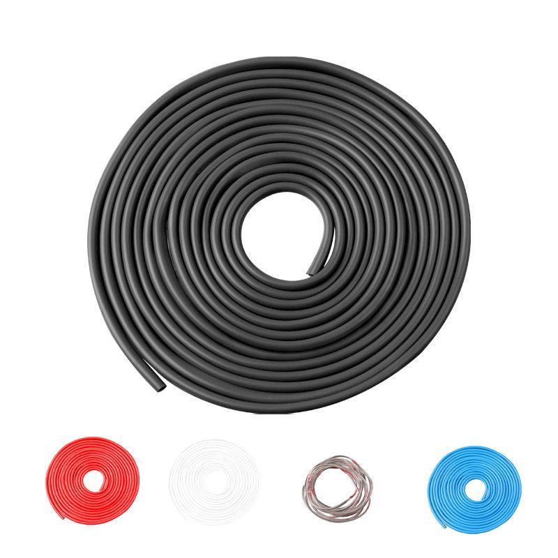5m Car Door Edge Protector Strip Anti-Scratch Protection Rubber Trim Seal - Red