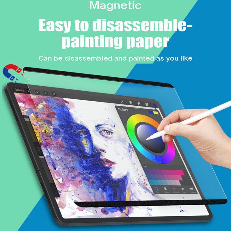 Magnetic Paper Film Like Screen Protector For Ipad Pro11 Mini Air 4 9.7 10.2 - iPad Pro 2015/2017/2018/2020/2021 ( 12.9")