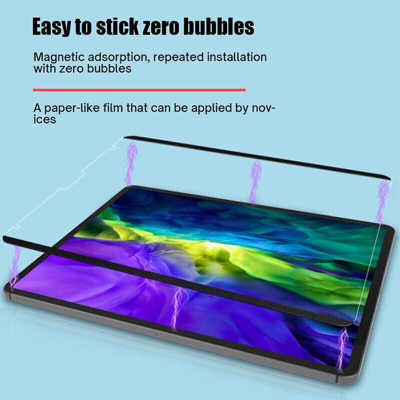 Magnetic Paper Film Like Screen Protector For Ipad Pro11 Mini Air 4 9.7 10.2 - iPad Pro 2015/2017/2018/2020/2021 ( 12.9")