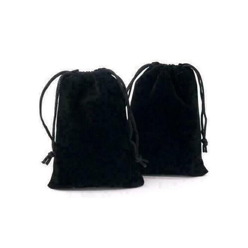 50X Small Velvet Cloth Drawstring Bags Gift Bag Jewelry Ring Pouch Earring Favor 7x9 - Pink