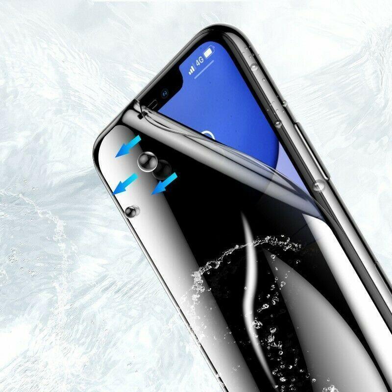 Clear Film iPhone 13 12 11 Pro Xs Max Plus Hydrogel Film Screen Protector - For iPhone 12 Mini