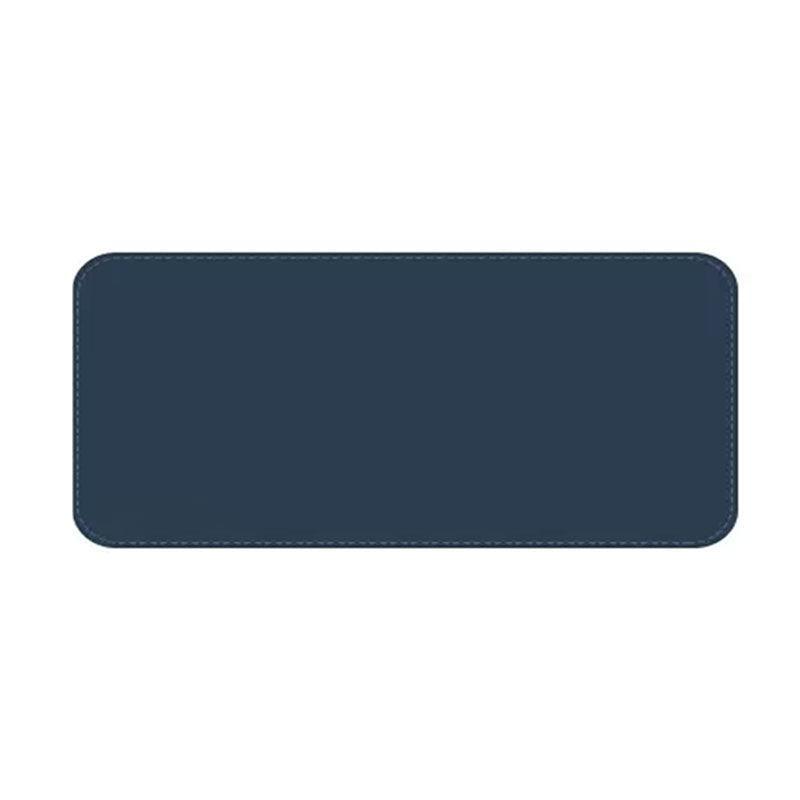 Large Leather Mouse Pad 80x40cm Desk Mat Gaming Extended Waterproof Anti Slip - Grey