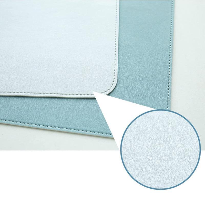 60*30Cm Leather Mouse Pad Gaming Waterproof Mousepad Desk Mat Anti-Slip Rubber - Light Green
