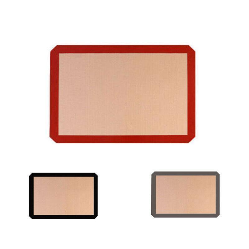 New Non-Stick Silicone Baking Mat Large Scale Cake Emarle Silicon Bakeware Dough - Grey 4PCS(2*30X21+2*42X29.5CM)