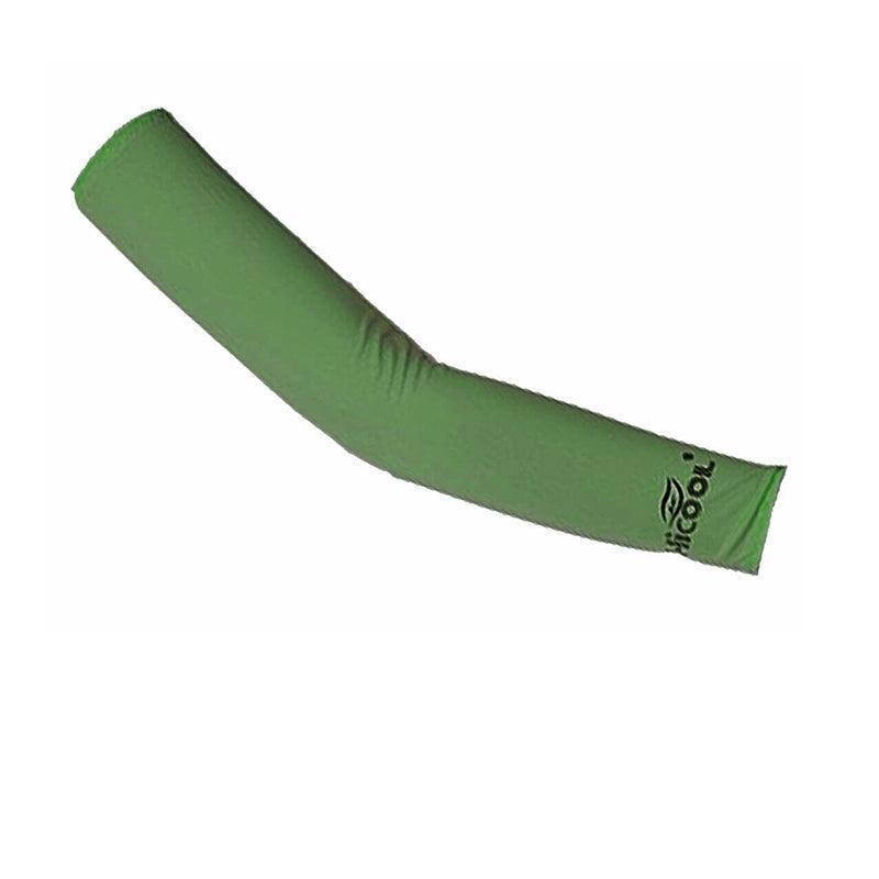 3 Pairs Cooling Sport Arm Stretch Sleeves Sun Uv Protection Covers Cycling Golf - Light Green x 3 Pairs