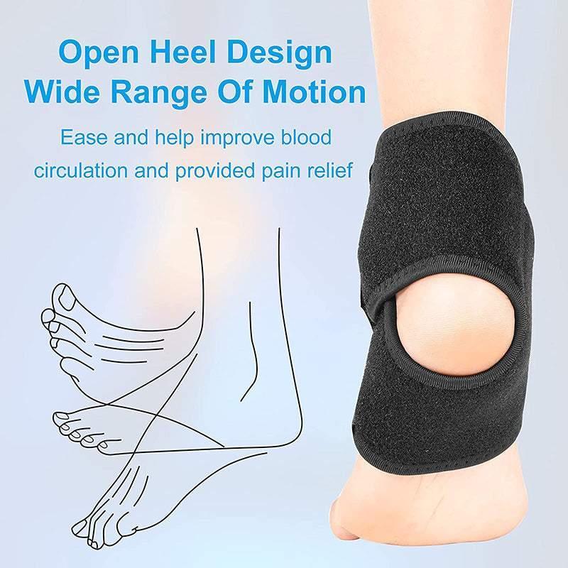 S Size AOLIKES One Pair Ankle Support Brace Wrap with Cushioned Pads - Black- Small* 1 Pair
