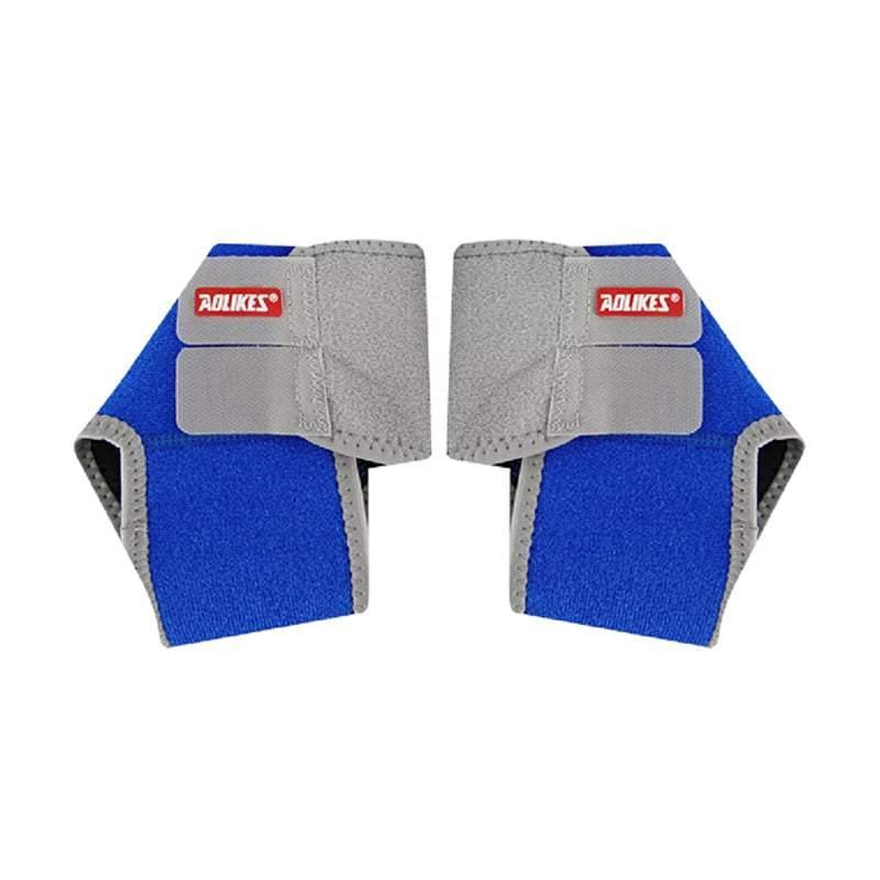 M Size Aolikes 1Pair Support Pads Guard Kids Children Ankle Brace Wrap Protection - Black