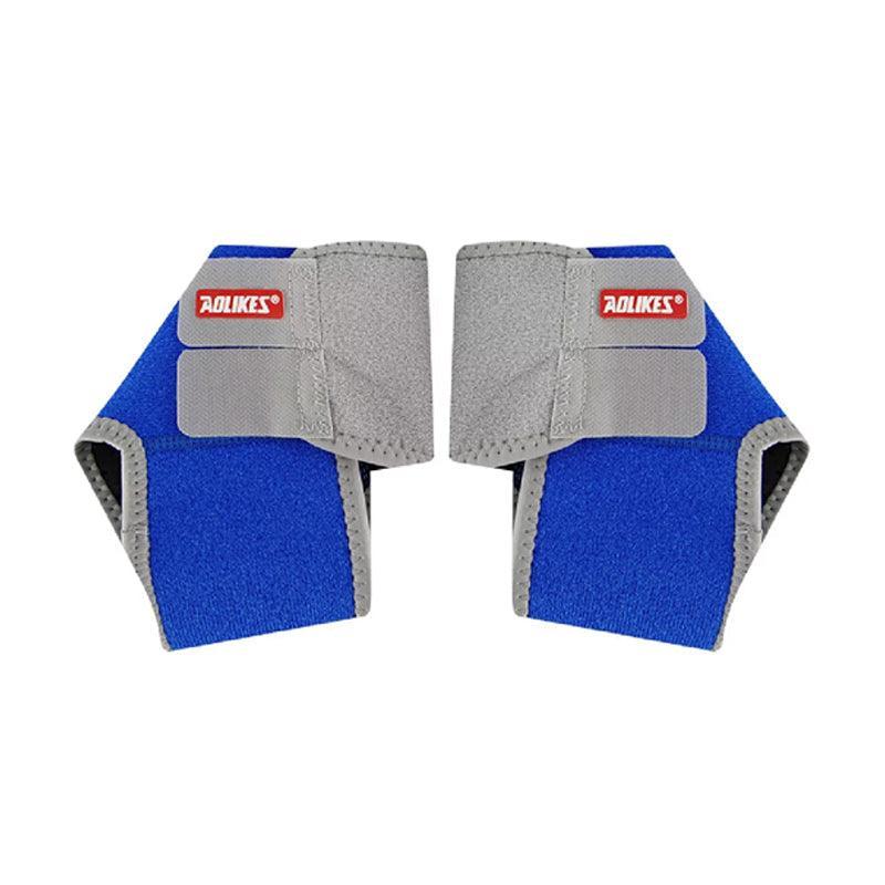 S Size AOLIKES One Pair Ankle Support Brace Wrap with Cushioned Pads - Blue- Small* 1 Pair