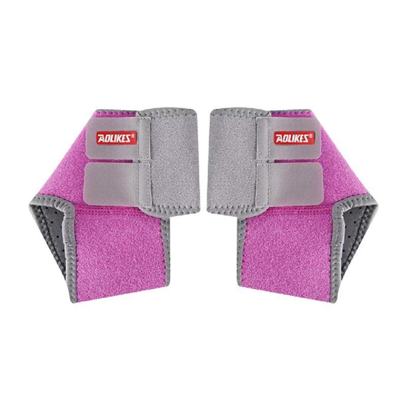 S Size AOLIKES One Pair Ankle Support Brace Wrap with Cushioned Pads - Blue- Small* 1 Pair