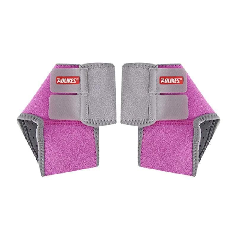 M Size Aolikes 1Pair Support Pads Guard Kids Children Ankle Brace Wrap Protection - Blue