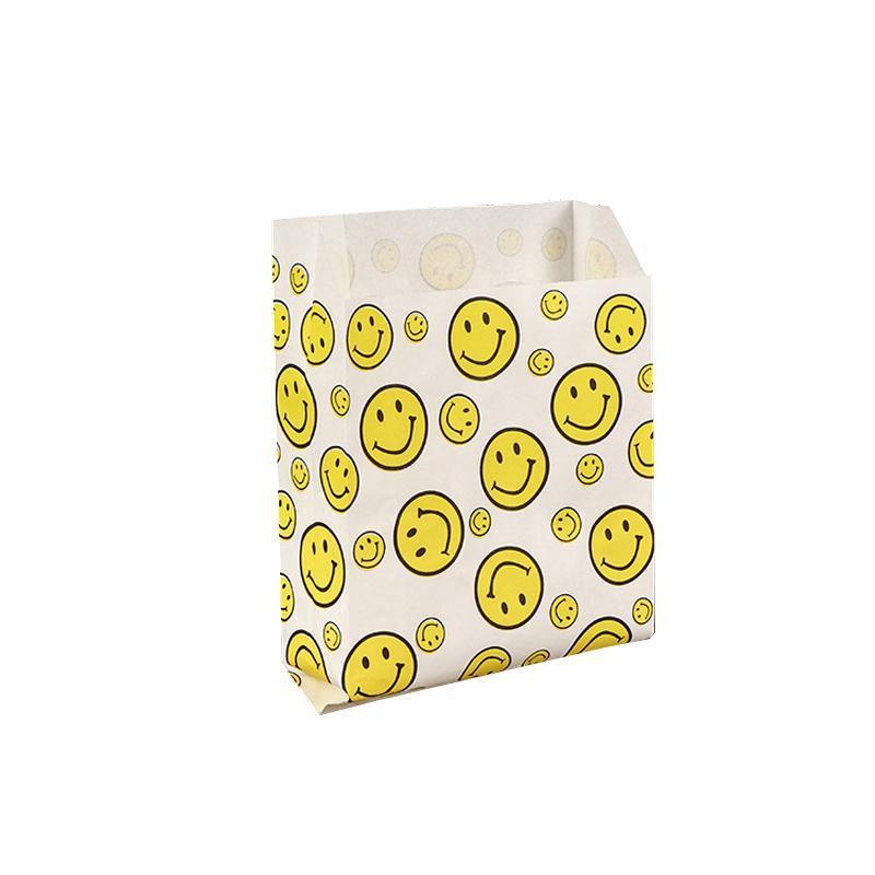1000PCS Oil-proof Takeaway Paper Bags for Premium Takeout Supply - White-16*11*4cm