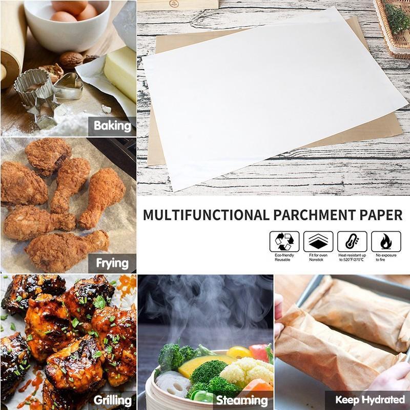 High Temperature Resistant Household Baking Paper Baking Sheet Cloth Non-Stick - Brown 40*60CM