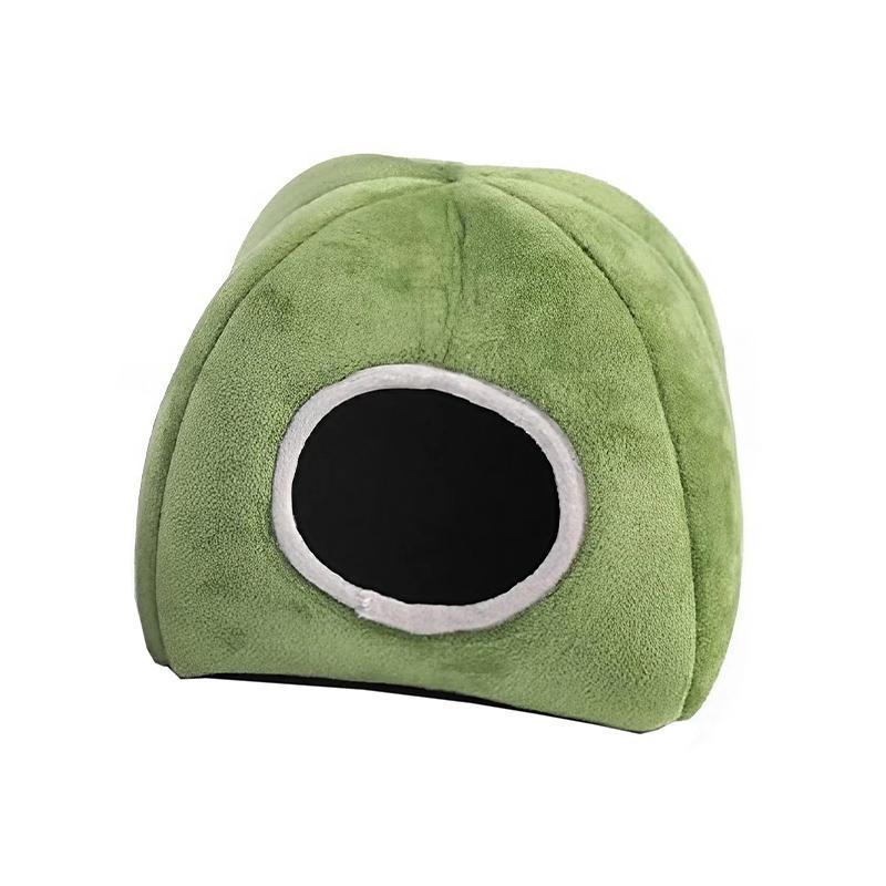 Soft Small Animal Guinea Pig Cozy Warm Pet Tent Hamster House Hideout Cave Bed - Grey-Sheep