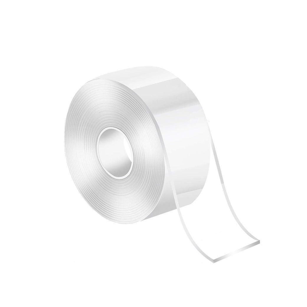 Double Sided Nano Tape Transparent Reusable Adhesive Gel Grip for Home Office - 2cm*5m*2mm (1 Unit)