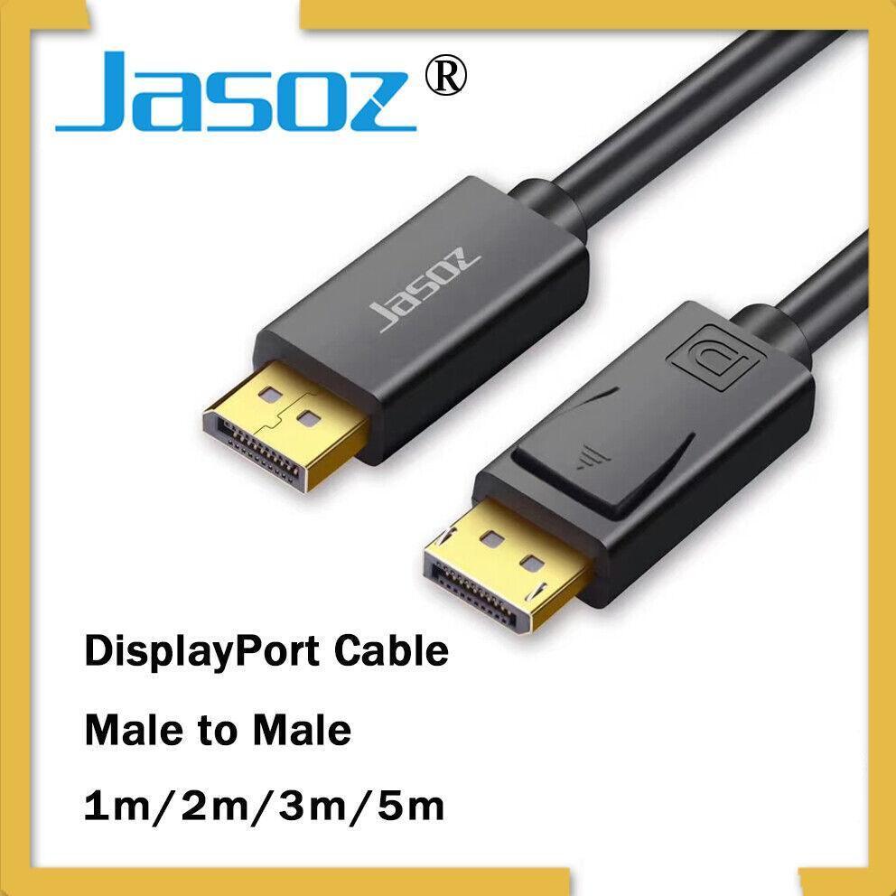 DisplayPort Cable 4K DP to DP Male to Male Lead for PC Monitor Projector 1M–5M - 1 M