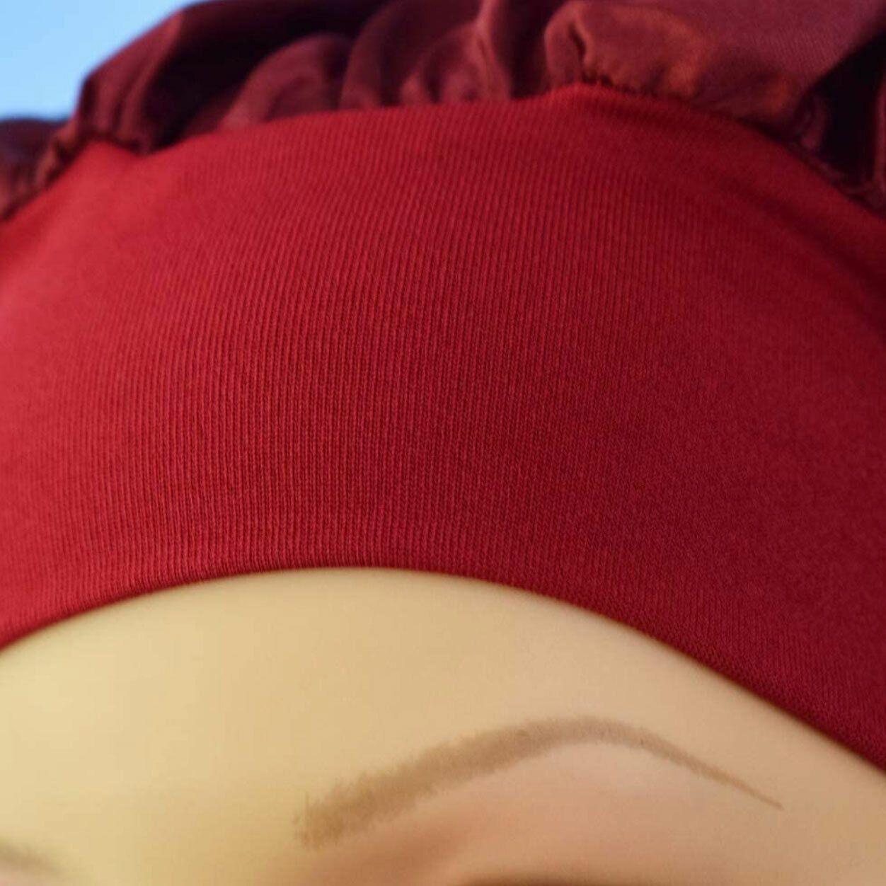 Sleeping Bonnet Hair Wrap Silk Satin Cap Women Elastic Night Soft Hat Headwear - Black