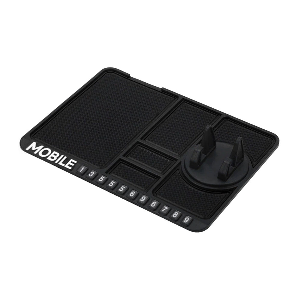 Car Mobile Phone Holder Dashboard Mount Mat Non Slip Grip Stand Anti-Slip Pad - Black