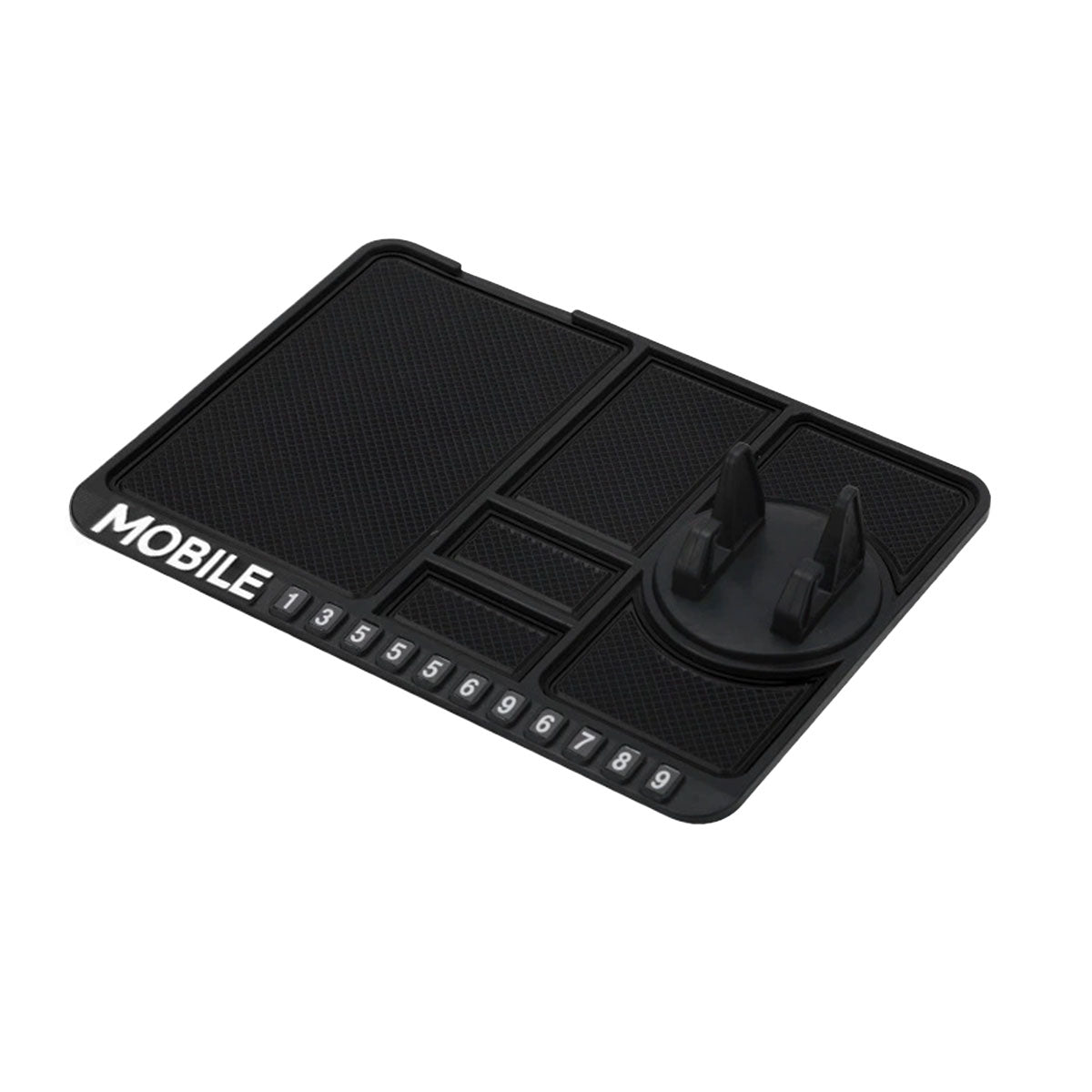 Car Mobile Phone Holder Dashboard Mount Mat Non Slip Grip Stand Anti-Slip Pad - Black