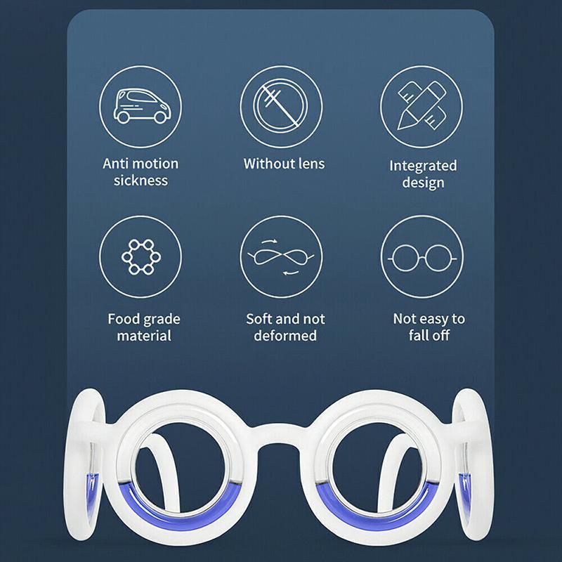 New Anti Motion Sickness Glasses Anti Dizziness Nausea Seasickness Glasses