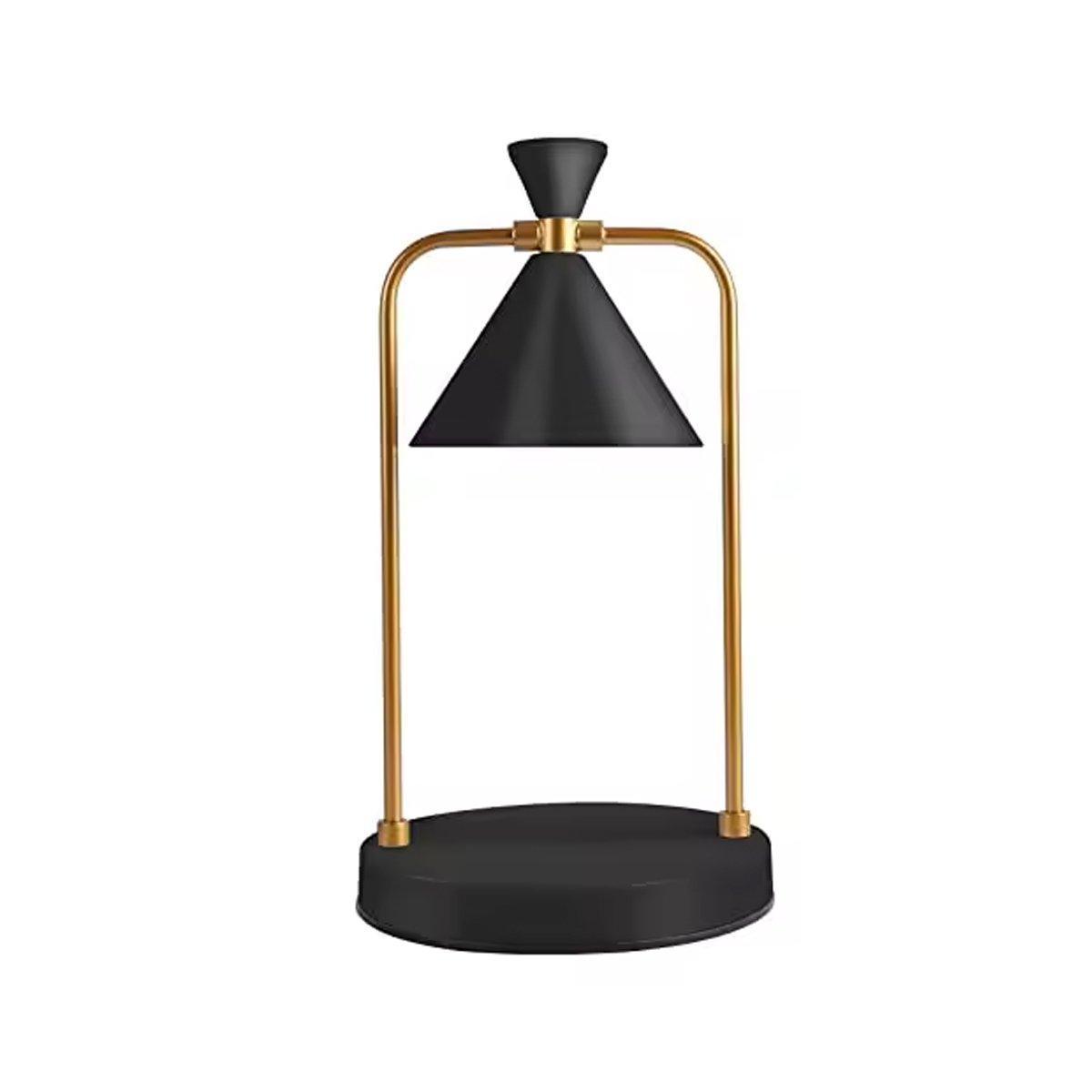 Retro Aromatherapy Table Lamp Dimmable Metal Scented Wax Lamp for Bedroom - White