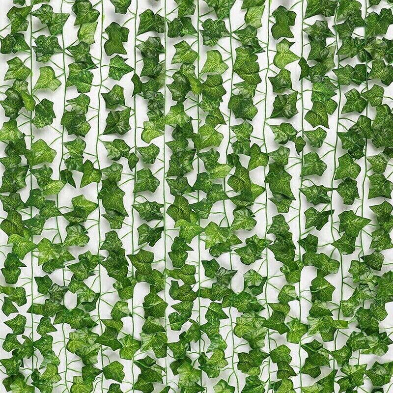 12 X 2M Artificial Ivy Vine Fake Foliage Flower Hanging Leaf Garland Plant Party - Watermelon Leaves