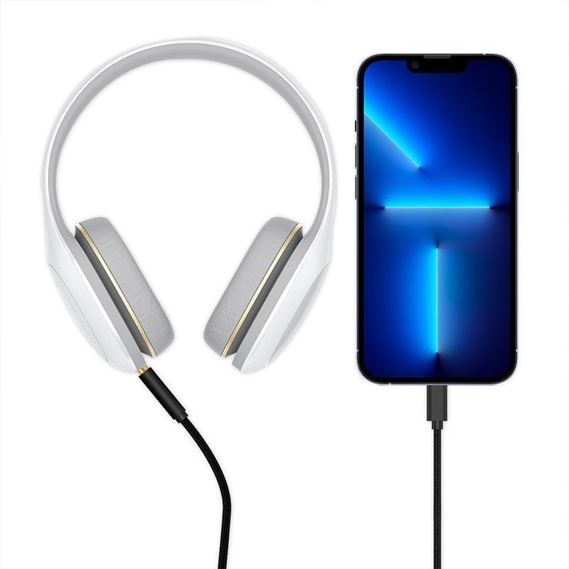 Lightning to 3.5mm Aux Audio Cable Adapter for Car Speaker Headphone Sound System - Black