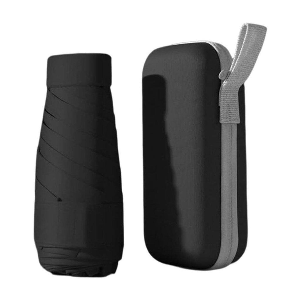Portable Compact Five-Fold Umbrella UV Sun Protection Travel Manual Umbrella - Green