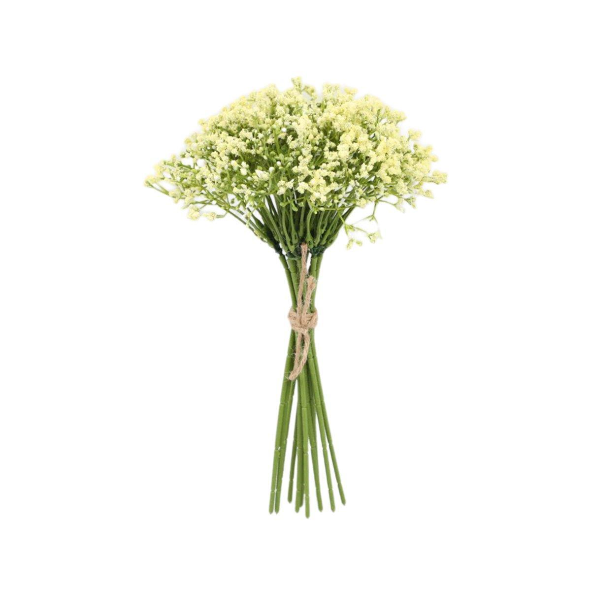 16pcs Artificial Foam Full Star Flowers Wedding Bouquet Home Decor Simulation - White