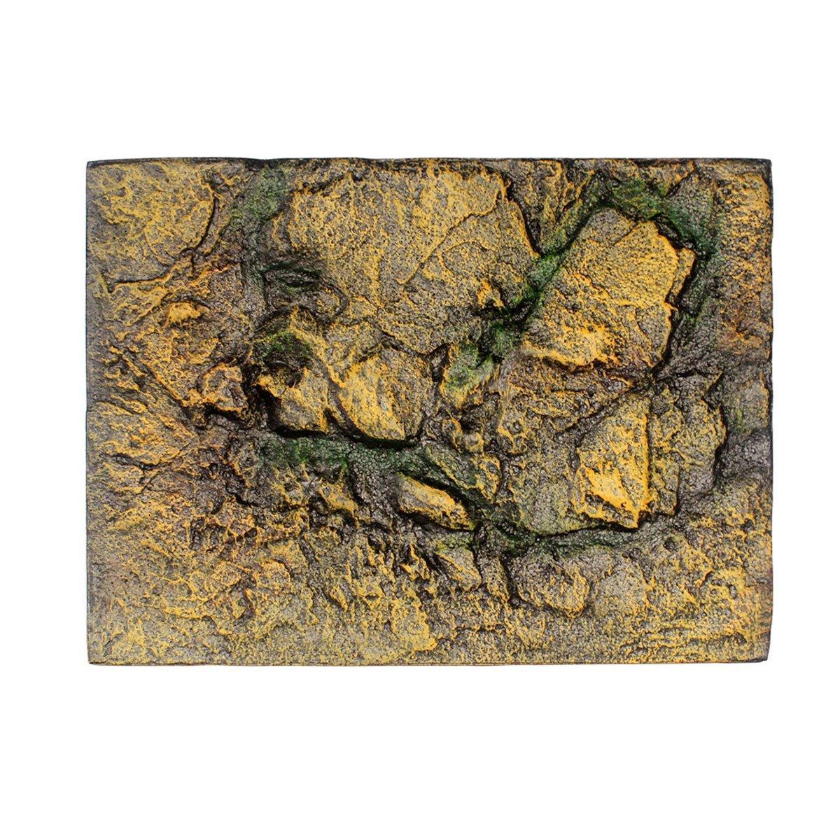 Pet Reptile Tank Board 3D Foam Backgrounds and Habitat Decoration 9 Styles - A