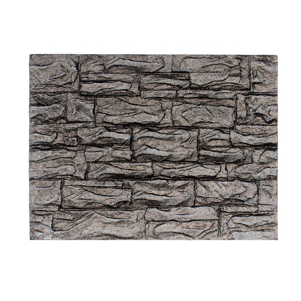 Pet Reptile Tank Board 3D Foam Backgrounds and Habitat Decoration 9 Styles - D