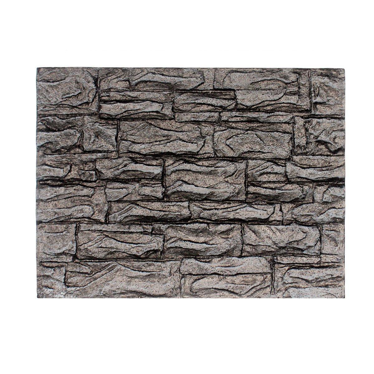 Pet Reptile Tank Board 3D Foam Backgrounds and Habitat Decoration 9 Styles - D