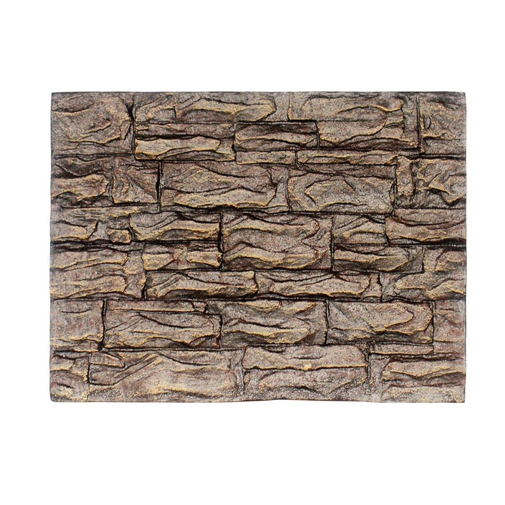 Pet Reptile Tank Board 3D Foam Backgrounds and Habitat Decoration 9 Styles - H