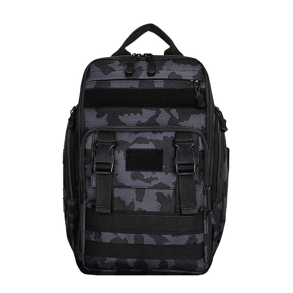 Fishing Tackle Backpack Storage Bag Shoulder Fishing Gear Bags Outdoor Backpack - Black