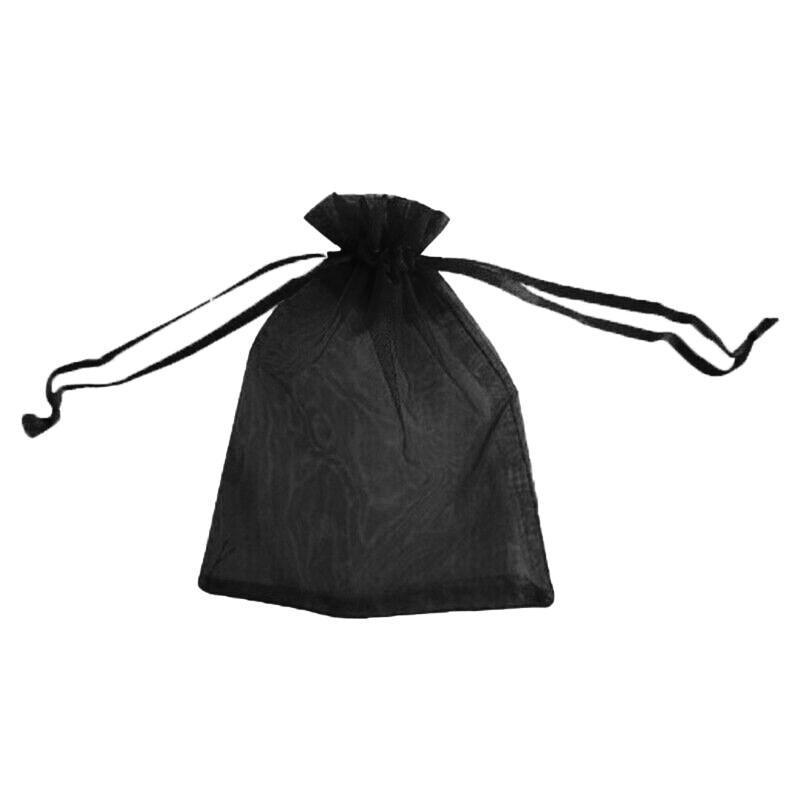50PCS Organza Bag Sheer Bags Jewellery Wedding Candy Packaging Sheer Bags 10*15 cm - Grey/50PCS