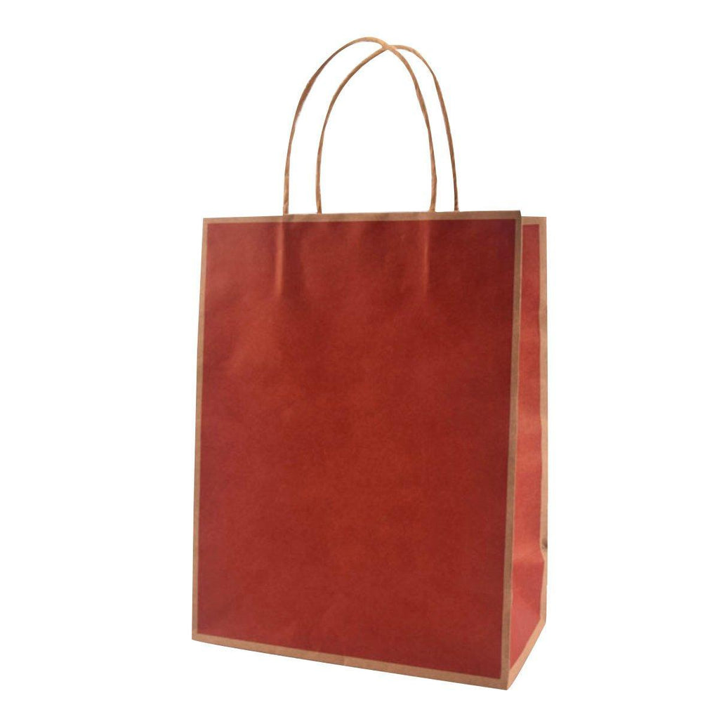 Gift Kraft Paper Bags for Packaging and Takeaway 50PCS - Black-27*32*11cm