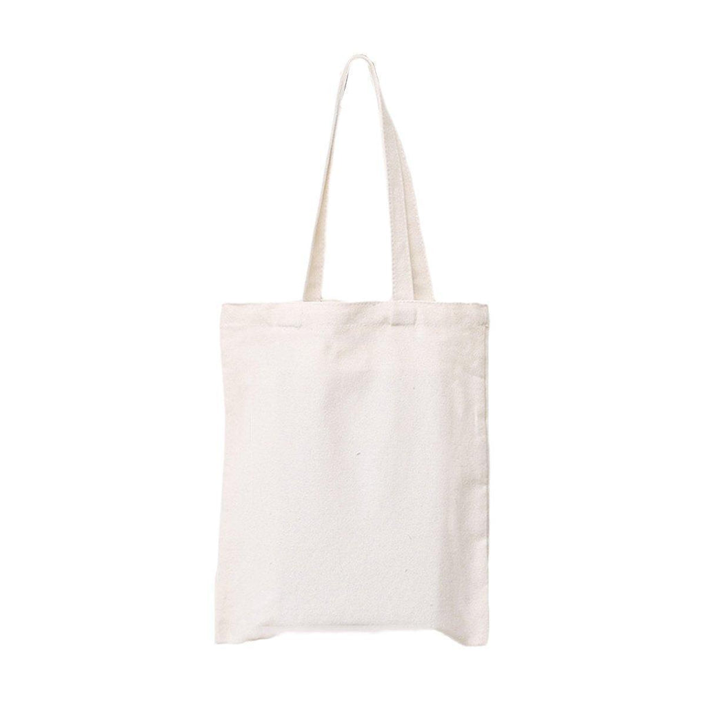 5PCS Canvas Tote Bag Cotton Blank DIY Shopping Shoulder Bags - Natural 40*30*10cm
