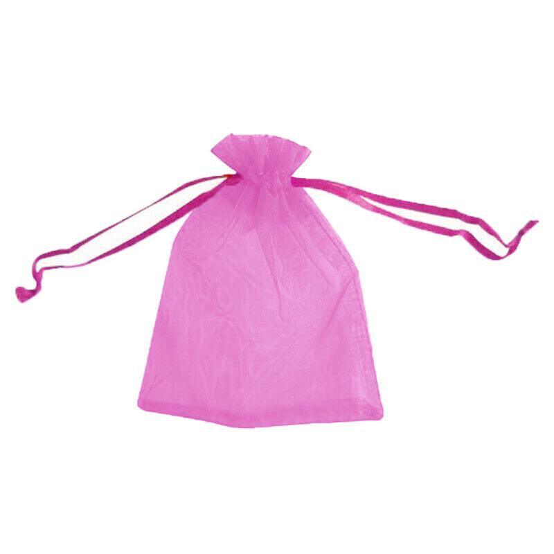 50 pcs Organza Bag Sheer Bags Jewellery Wedding Candy Packaging Sheer Bags 7*9 cm - Light Blue/50PCS