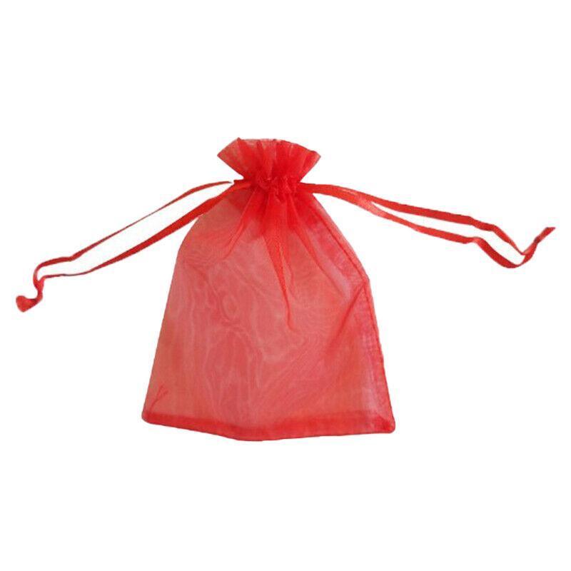 50 pcs Organza Bag Sheer Bags Jewellery Wedding Candy Packaging Sheer Bags 7*9 cm - Purple/50PCS