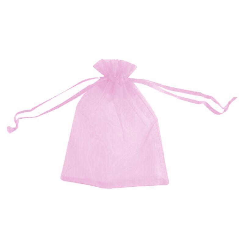 50PCS Organza Bag Sheer Bags Jewellery Wedding Candy Packaging Sheer Bags 9*12 cm - Grey/50PCS