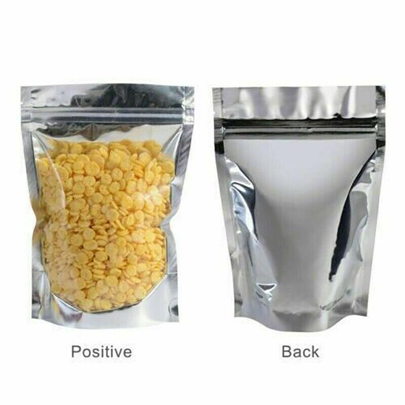 Clear Aluminum Foil Mylar Stand Up Retail Bags Zip Lock Pouches Pouch Packaging - 16*24+4CM-50PCS