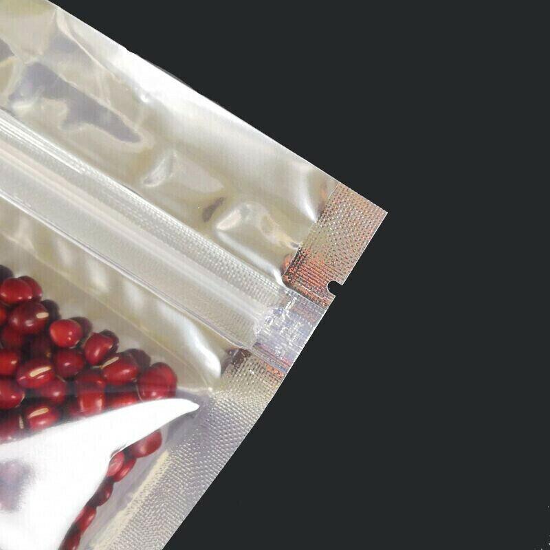 Clear Aluminum Foil Mylar Stand Up Retail Bags Zip Lock Pouches Pouch Packaging - 24*37+4CM-50PCS