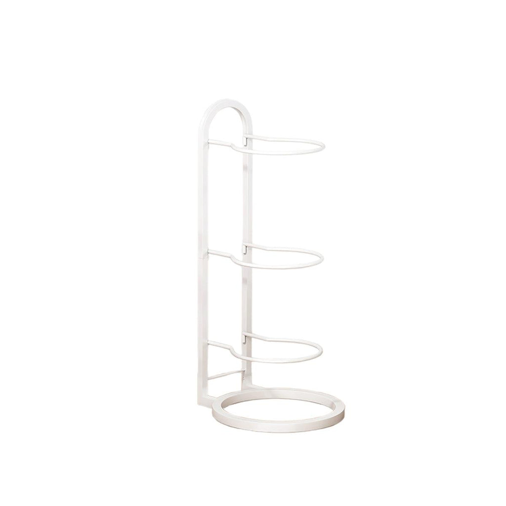 3/4Tier Basketball Stand Ball Organizer Storage Rack Basketball Equipment Holder - Black-3 Layers