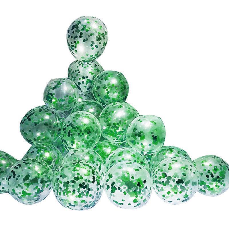 10/100X 30Cm Confetti Glitter Balloons for Party & Wedding - 30cm Blue *100pcs