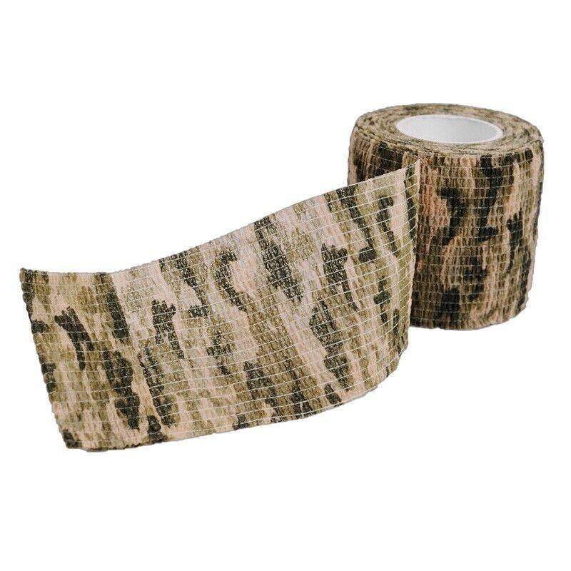4 Roll Tape Army Camo Wrap Rifle Gun Shooting Hunting Camouflage Stealth Webbing - ACU Camouflage