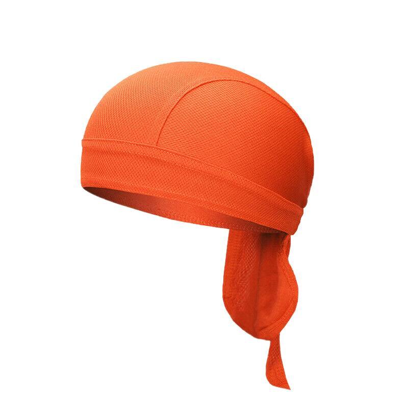 Durag Bandanna Cap Cycling Head Wraps Skull Cap Scarves Caps Motorcycle Sports - Yellow