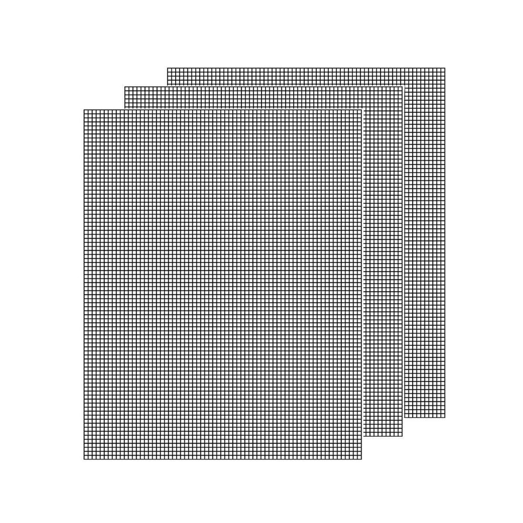 3/6/10PCS Non-Stick BBQ Grill Mat Mesh Liner Cooking Barbecue Sheet Baking Pad - 42X36cm-6PCS
