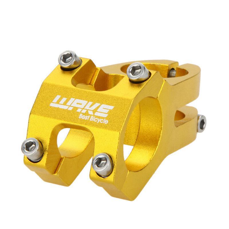 MTB Mountain Bike Handlebar Stem 31.8mm Aluminium Alloy Short Stem Cycling Part - Black